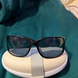 Dolce & Gabbana Black Sunglasses Sleek Rectangular Design